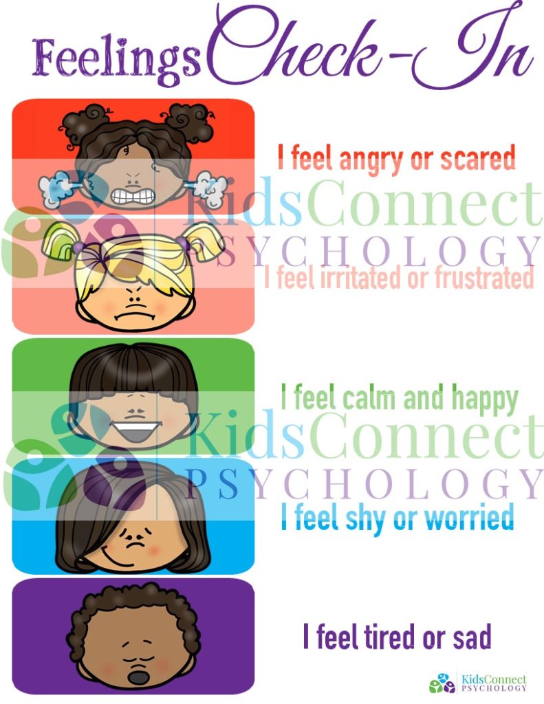 Feelings Check In | kids connect psychology